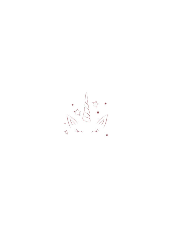Stamp unicorn head