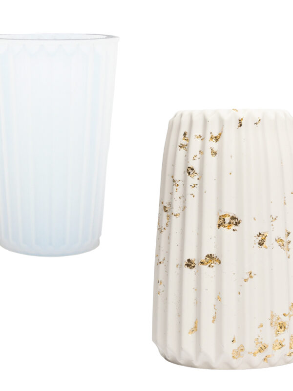 Silicone mould flower vase