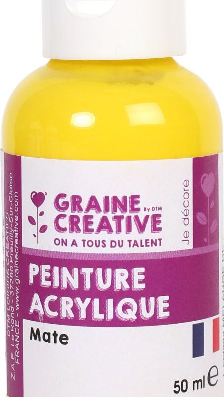 Acrylfarbe 50 ml gelb