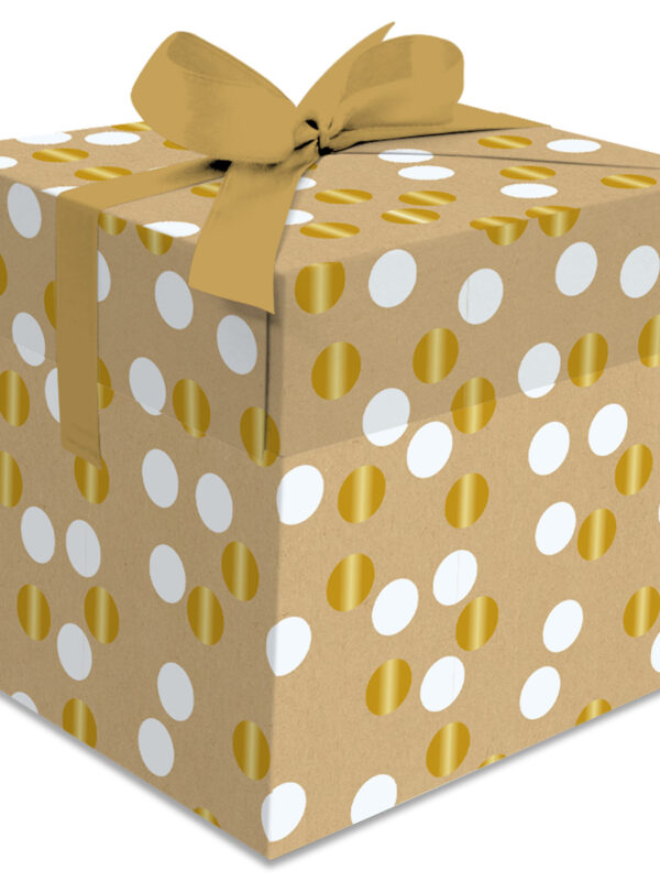 Surprise box 15cm x 15cm x 15cm – Dots