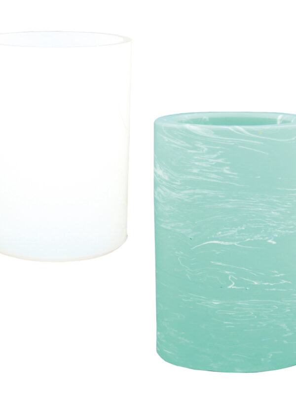 Moule en silicone pour porte-stylo rond