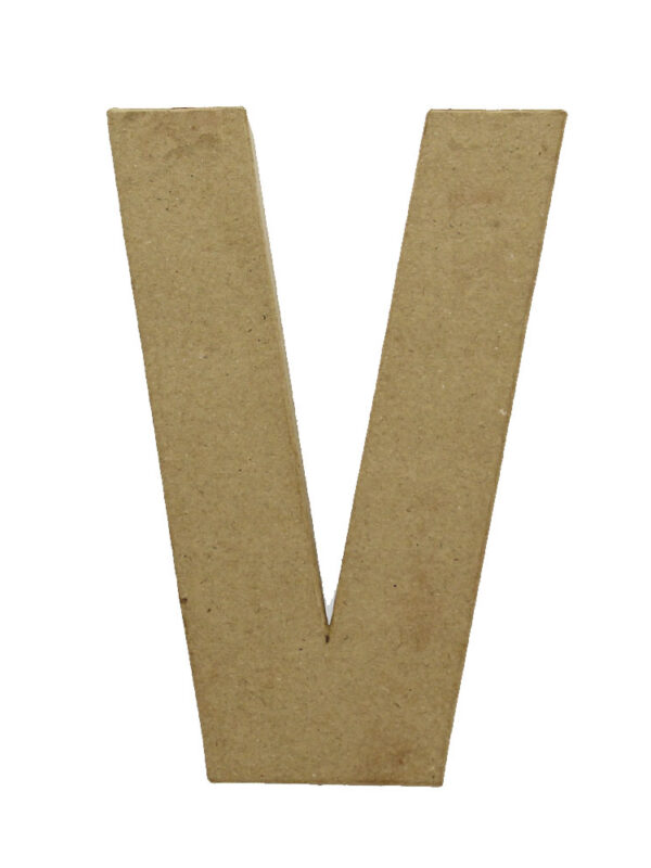 Lettre en papier 20 x 13,75 x 2,5 cm V