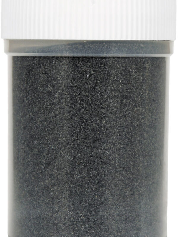 Jar colored sand 230 g – Dark grey no. 29