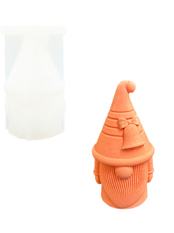 Silicone mould Santa Claus with bell