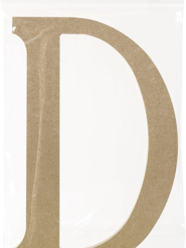 MDF letter 220 mm x 12 mm - D