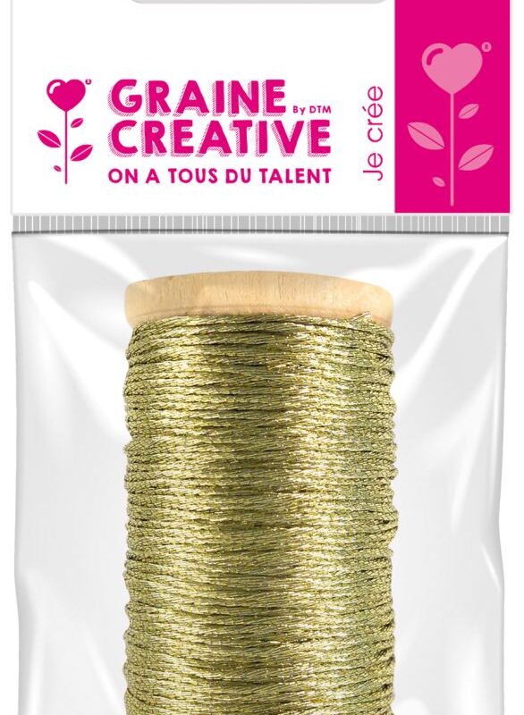 Shiny gold thread 20 m