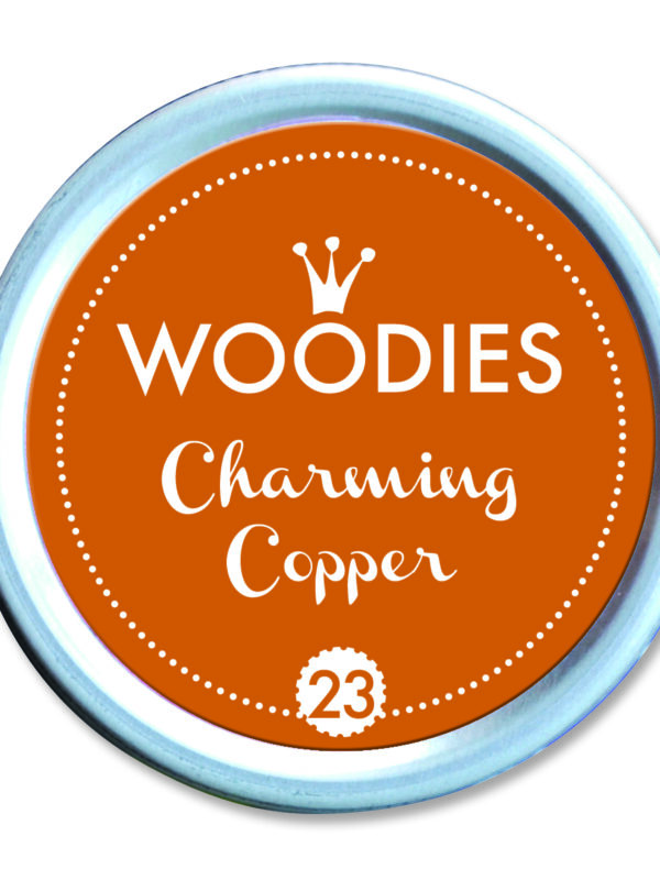 Woodies ink pad 35mm x 35mm – Charming Copper