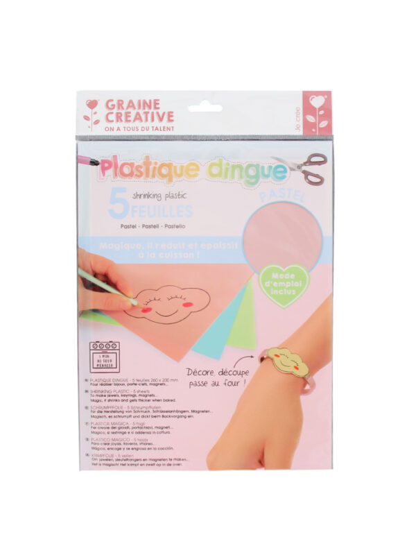 Shrink plastic 262 mm x 202 mm – Pastel (5 pcs)