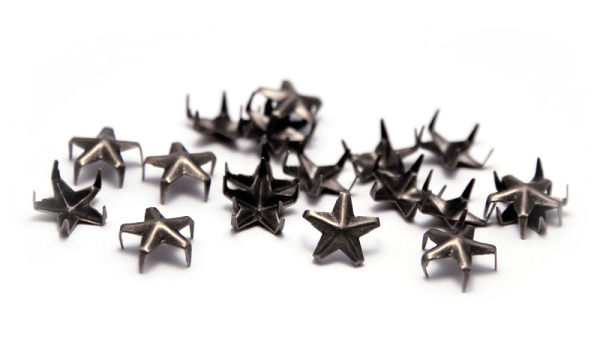 Star claw black nickel 8mm (40 pcs)