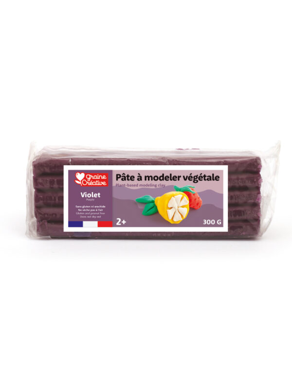 Vegetable modelling clay 300g – Purple