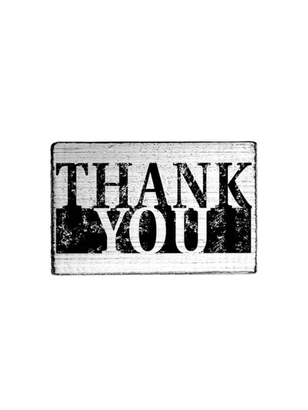 Holzstempel Vintage 70 mm x 42 mm – Danke