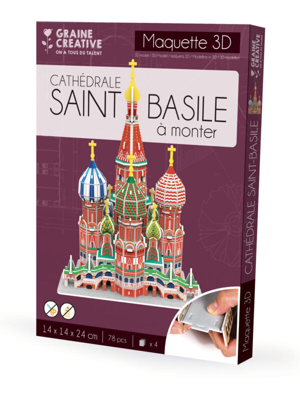3D puzzle model – Saint Basil’s Cathedral
