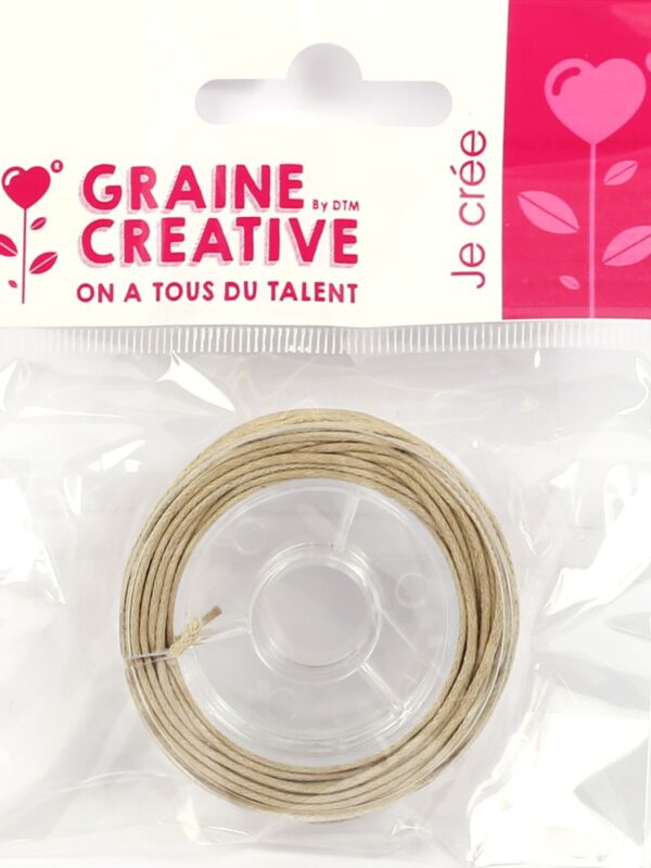 Cotton thread ecru – 5m (Ø 1.5mm)