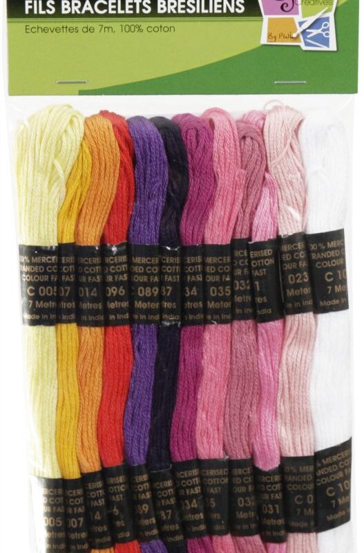 12 skeins 7m cotton thread – Berlingot