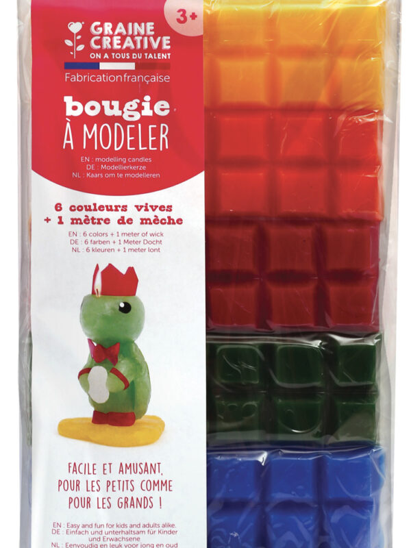Modeling candle wax 240 g – Bright colors