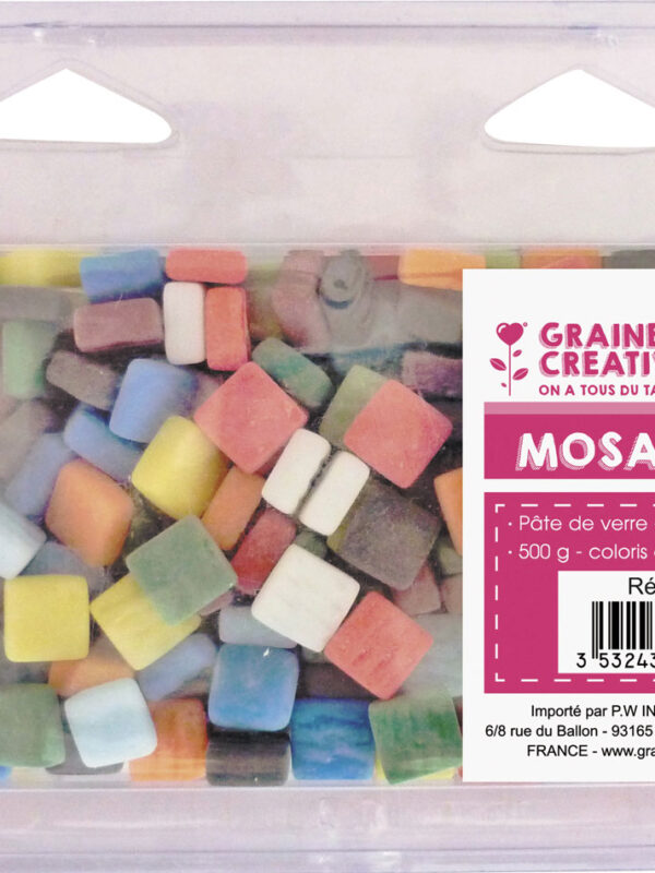 Glasmozaïek 500 g – Diverse kleuren