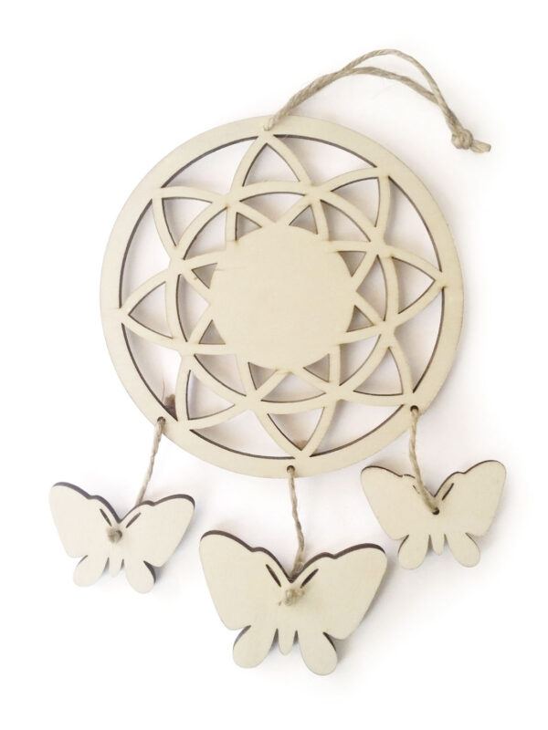 Dreamcatcher 125 mm x 215 mm x 2 mm - Butterflies