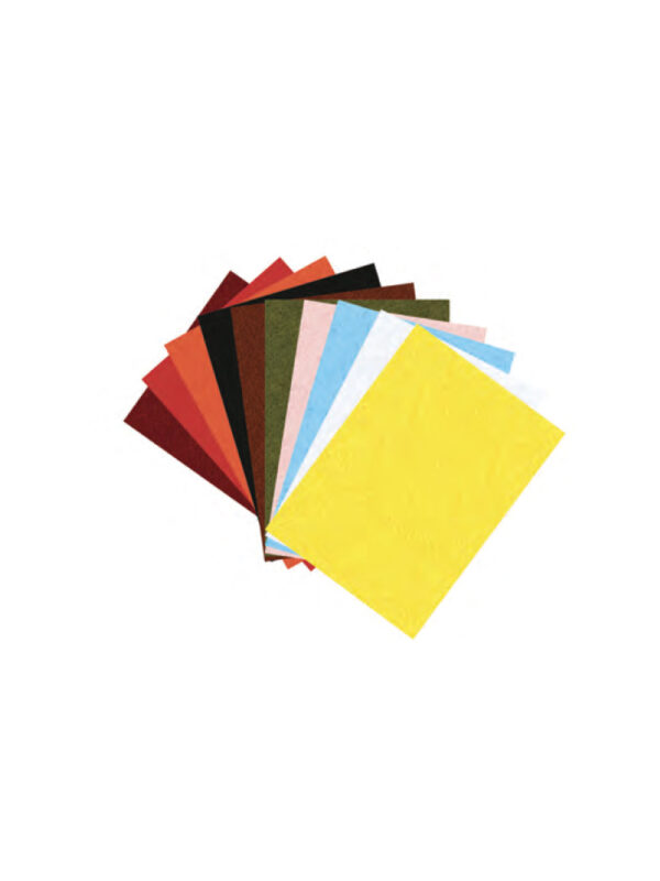 Felt A4 2mm – Colour mix (10 pcs)
