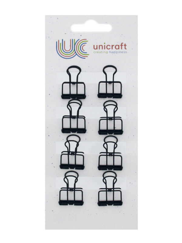 Decorative clip – Black (8 pcs)