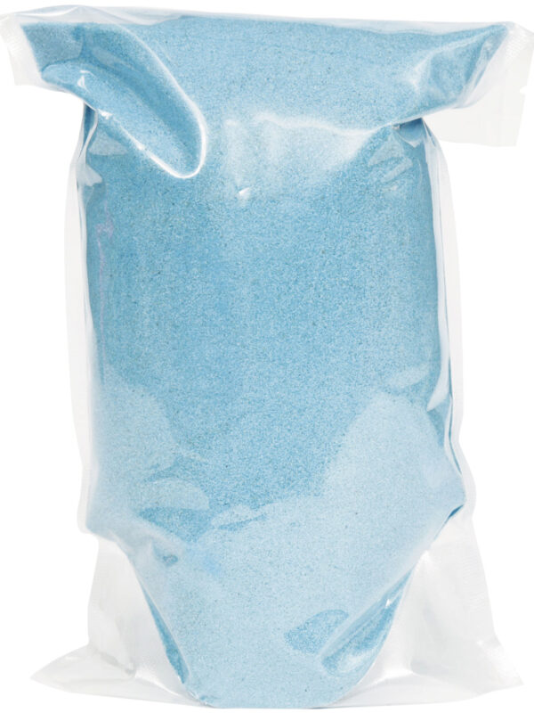Bag 1 kg sand sky blue no. 13