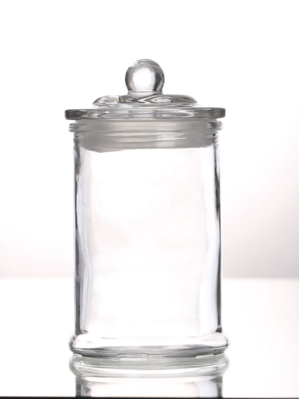 Glass candy jar Ø 80 mm x 145 mm