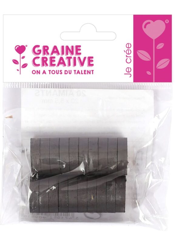 Sachet of 20 magnets 20x5.5mm