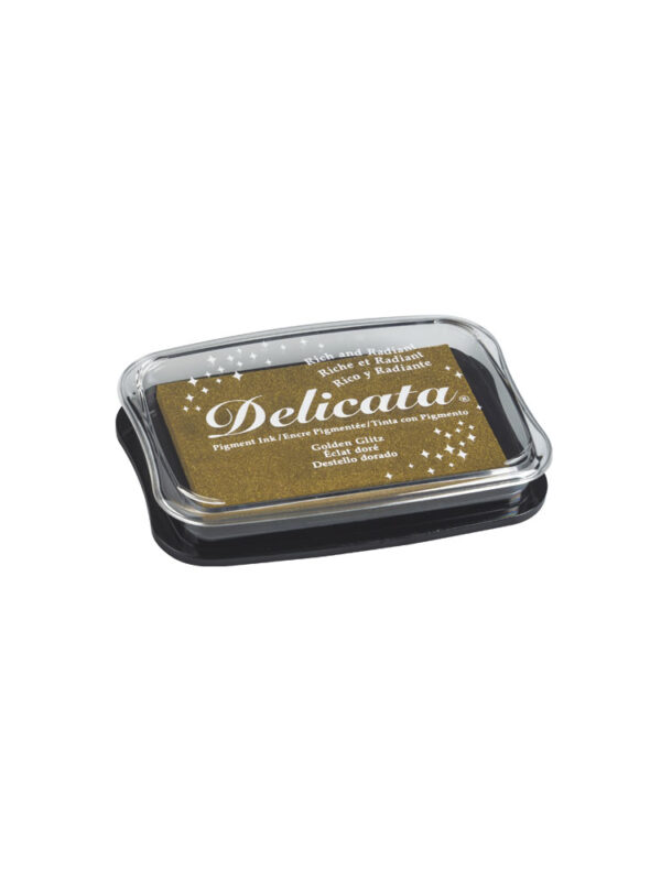 InkPad Delicata 10 x 7 cm Golden Glitz