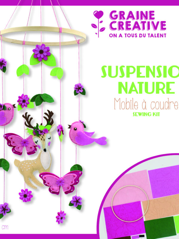 Felt sewing kit – Mobile – Nature