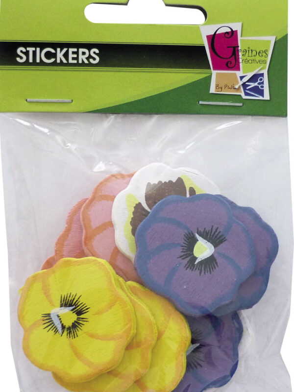 Bag of 12 decorated pansies