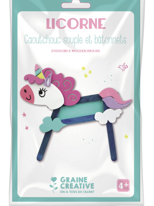 Rubber and sticks kit – Unicorn