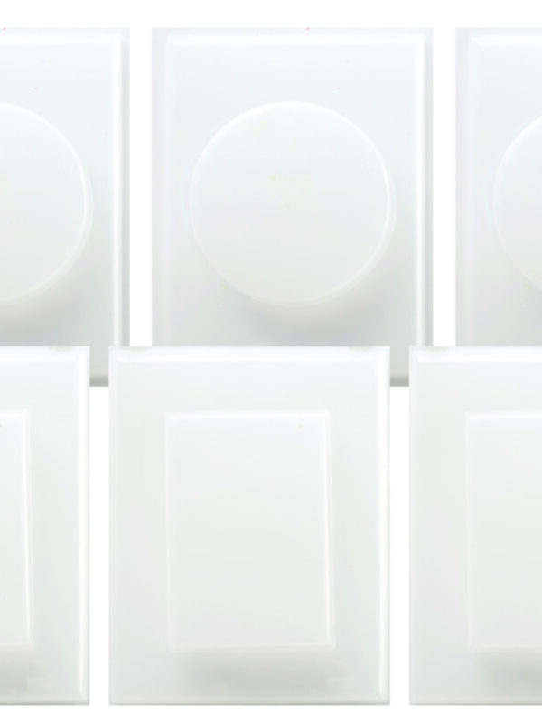 Mini soap moulds – Rounds and rectangles (6 pcs)