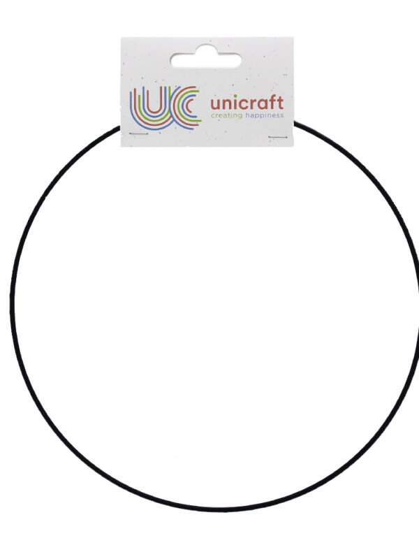Metal ring black Ø 30 cm