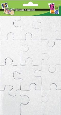 Set of 10 puzzles 12 pcs 130 x 220