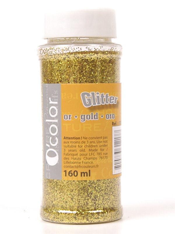 Glitters 160 ml gold