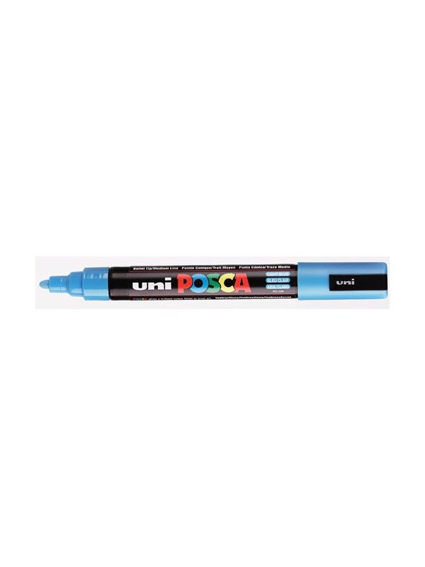 Paint marker medium conical tip - light blue