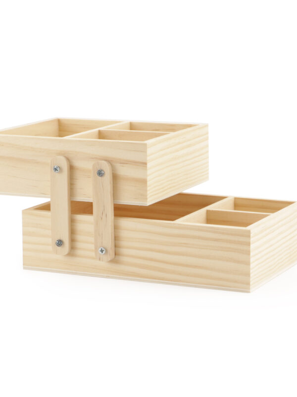 Holzaufbewahrungsbox 200 mm x 130 mm x 100 mm