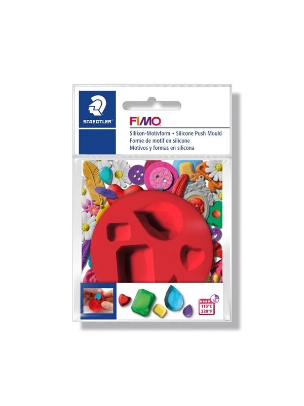 Fimo-Strukturstempel-Form „Gems“