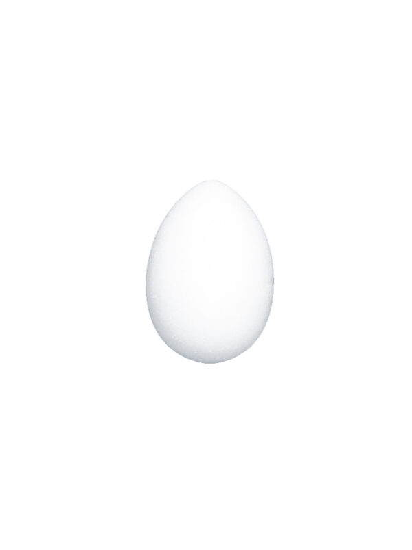 Styrofoam egg 6 cm, 30 pcs on tray