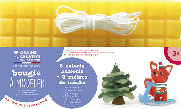 Modeling candle – 6 x 175 g – Vive no. 1