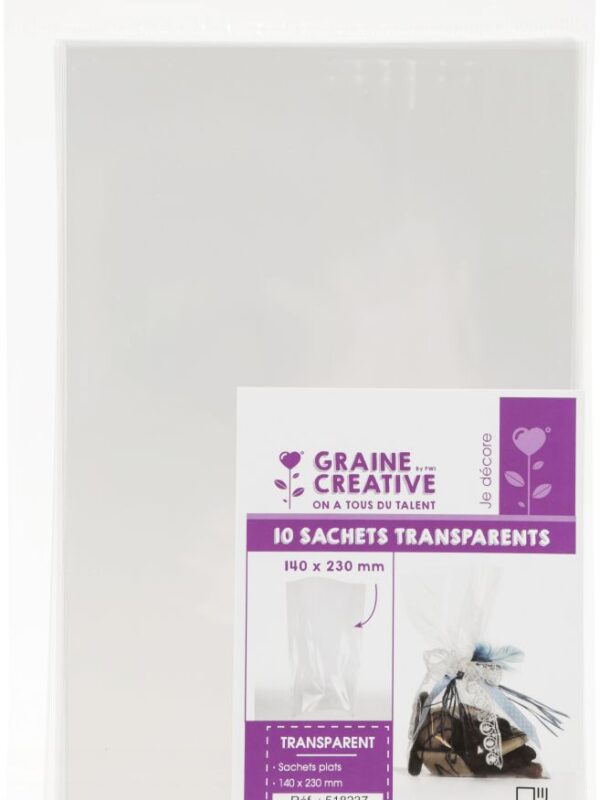 Bags 140 mm x 300 mm – Transparent (10 pcs)