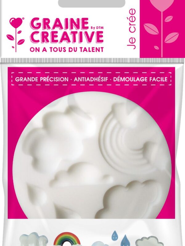 Mini silicone mould cloud Ø70mm
