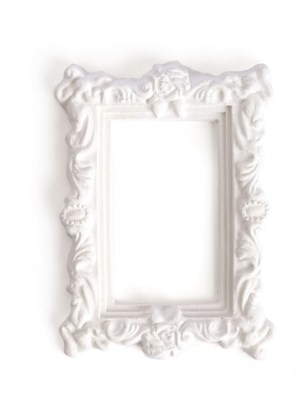 Plaster frame – Baroque rectangle (1 pc)