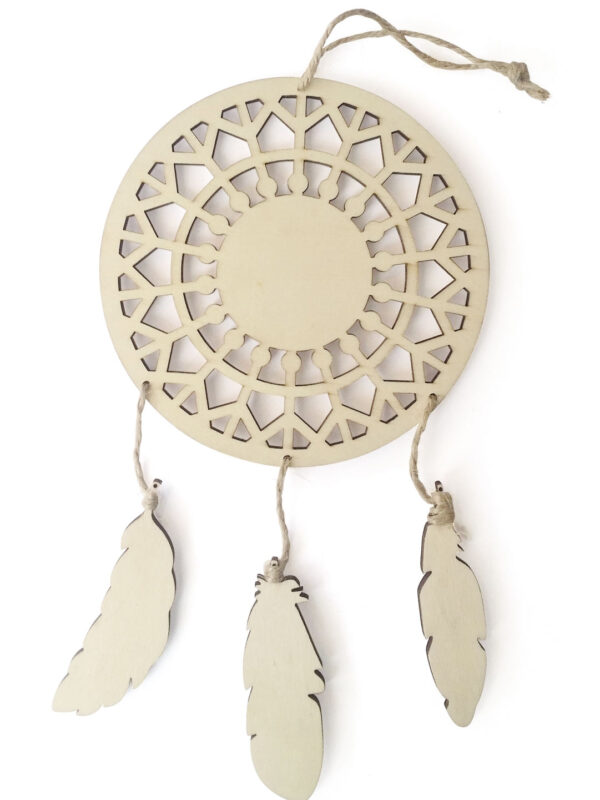 Dreamcatcher 125 x 235 x 2 mm feathers