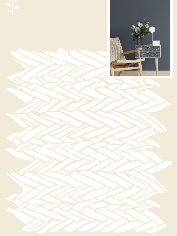 Decor stencil A4 20cm x 30cm – Weaving
