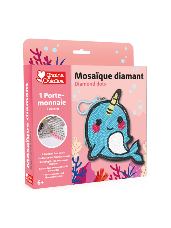 Diamond painting kit – Unicorn wallet