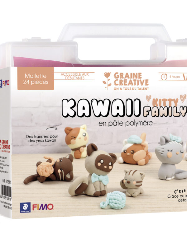 Fimo kit – Kawaii kitty family