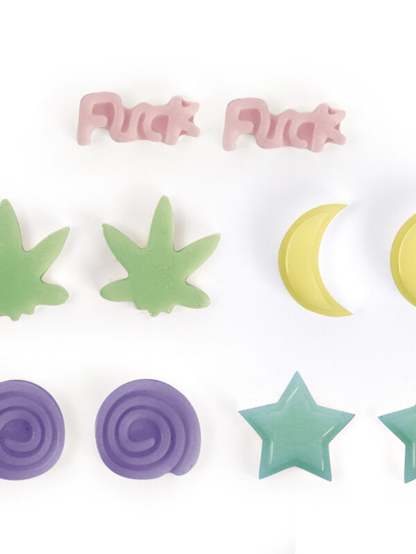 Mini silicone moulds for jewellery – Rebel (5 pcs)