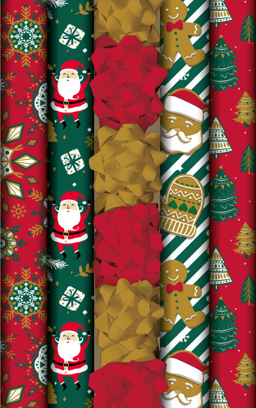 Packaging kit – 4 rolls + star + ribbon