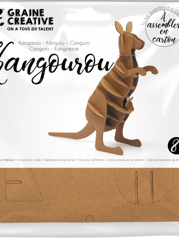 Cardboard model – Kangaroo