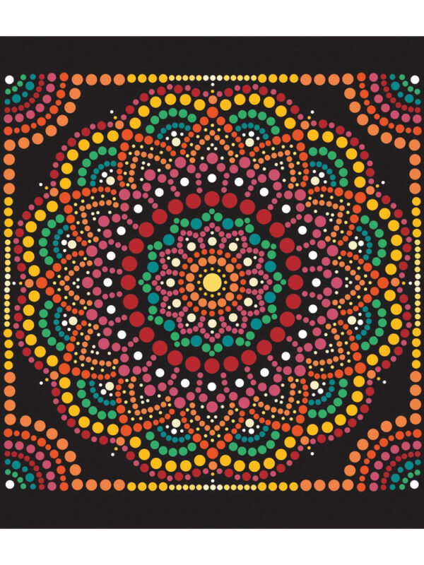 Paint by number canvas Mandala 35cm x 35cm – Dot Frame